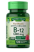 Vitamina B12, 1000mcg, 120 comprimidos Sublingual, Nature's Truth