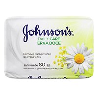 SABONETE JOHNSONS 80G ERVA DOCE