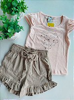 CONJUNTO HAVE FUN BUTTERFLY ROSA COTTON 30453