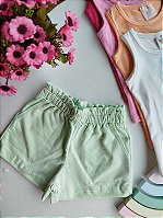 SHORTS ROVI KIDS FEMININO VERDE NEVOA 918991