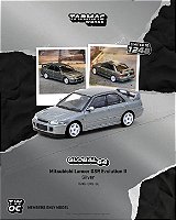 Tarmac Works - Mitsubishi Lancer Evo II GSR Silver TWOC Exclusive