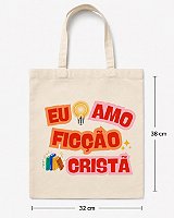 Ecobag Eu amo Ficção Cristã