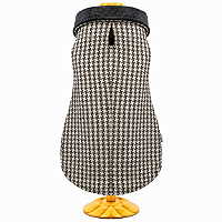 Capa para Cachorro Tweed com Fleece Inverno XGG Cães Grandes