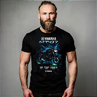 Camiseta Motorcycle MT-07 Blue Energy