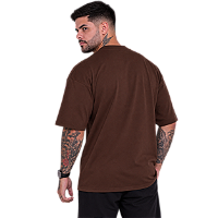 Camiseta Oversized Lisa Marrom