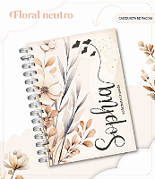 Caderneta de Vacina floral 20Personalizada