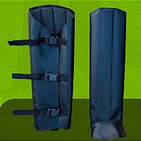 Caneleira/Perneira de Proteção Afiaço 47x40cm 3 Amarrações