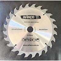 DISCO DE CORTE COM SERRAS CIRCULARES TIPO TCT - DIMENSOES: 230MMX24DTS AFIAÇO