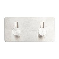 Gancho Duplo Adesivo em Metal
