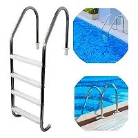 ESCADA P/ PISCINA 4 DEGRAUS EM ABS
