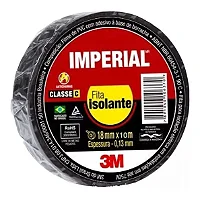 FITA ISOLANTE 3M IMPERIAL 10mx18mm PRETA