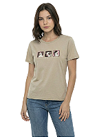 T-Shirt Baby Look Feminina Estanciero Animais da Fazenda