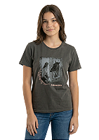 Shirt Juvenil Feminina Estanciera Cavalo na Janela