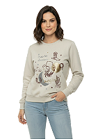 Blusa de moletom feminino estanciero free to dream