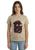 T-Shirt Baby Look Juvenil Feminina Estanciero Menina Com Novilha