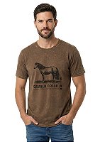 Camiseta Masculina Estanciero Cavalo Crioulo