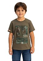 Camiseta Infantil Masculina Estanciero Cavalos No Rio
