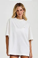 CAMISETA OVERSIZED CAJUBRASIL ESTAMPA - OFF WHITE