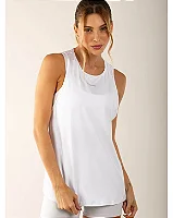 REGATA ALONGADA DRY SENSE - BRANCO