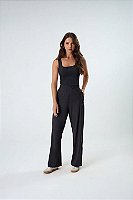 CALÇA WIDE LEG FLUITY POLIAMIDA - PRETO