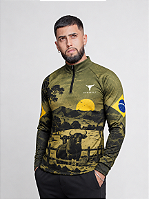 Camisa Brasil Raizes Castelli com Proteção Solar UV50+