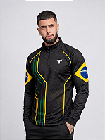 Camisa Brasil Lines Castelli com Proteção Solar UV50+