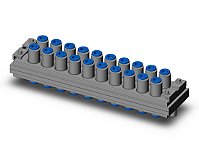 Multiconector Em Plastico SMC KDM20-06