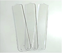 Jogo de Pas Transparentes P09I de Plástico Injetadas para Ventilador de Teto Loren-Sid modelo M3 Ref-2706