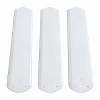 Jogo de Pas Brancas P09I de Plástico Injetadas para Ventilador de Teto Loren-Sid modelo M3 Ref-2024