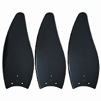 Jogo de Pas Pretas P05I Injetadas para Ventilador de Teto Loren-Sid modelo M1 e M2 Ref-2720