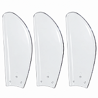 Jogo de Pas Transparentes P02I Injetadas para Ventilador de Teto Loren-Sid modelo M1 e M2 Ref-1132