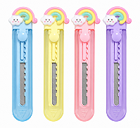 Mini estilete Retrátil Arco-Íris