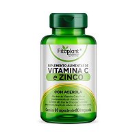 VITAMINA C E ZINCO 900mg 60caps  FITOPLANT