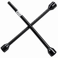 Chave de Roda Cruz Universal com Espátula - 17mm, 19mm, 21mm