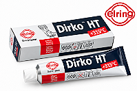 Cola Silicone Junta Liquida Dirko HT Preto 70ml Elring - 700.621