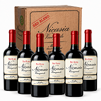 Kit Com 6 Garrafas — Vinho Nicasia Vineyards Malbec 750ml