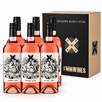 Kit Com 6 Garrafas — Vinho Rosé Cordero con Piel de Lobo Malbec Rosé 750ml