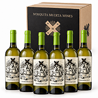 Kit Com 6 Garrafas — Vinho Branco Cordero con Piel de Lobo Chardonnay 750ml