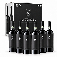 Kit Com 6 Garrafas — Vinho Alma Negra Mistério 750ml
