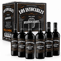 Kit Com 6 Garrafas — Vinho Los Intocables Bourbon Barrel Cabernet Sauvignon 750ml