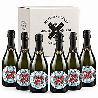 Kit Com 6 Garrafas — Vinho Espumante Cordero con Piel de Lobo Dulce 750ml
