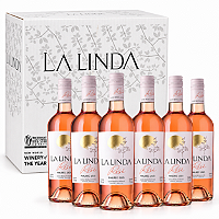 Kit Com 6 Garrafas — Vinho La Linda Rosé of Malbec 750ml