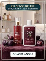 kit Body Splash e Hidratante de Ameixa Negra da Belkit