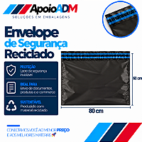 Envelope de Segurança Reciclado – 80×60 cm