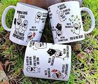 Caneca Flork Minha Irmã é Legal- Cerâmica 350 ml