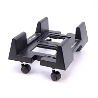 Suporte Para Gabinete CPU Ajustável Com Rodinhas C3 Tech SC-20BK Preto