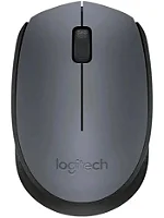 Mouse sem fio Logitech M170 - Preto e Cinza