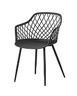 Cadeira New Kiara (Preta) — Design Contemporâneo & Leveza Visual