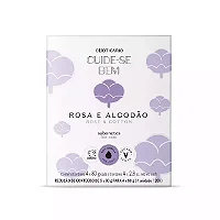 Caixa Sabonete Cuide-se Bem Rosa e Algodão 4 unid
