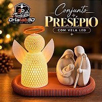 Conjunto Presépio com Vela LED ✨